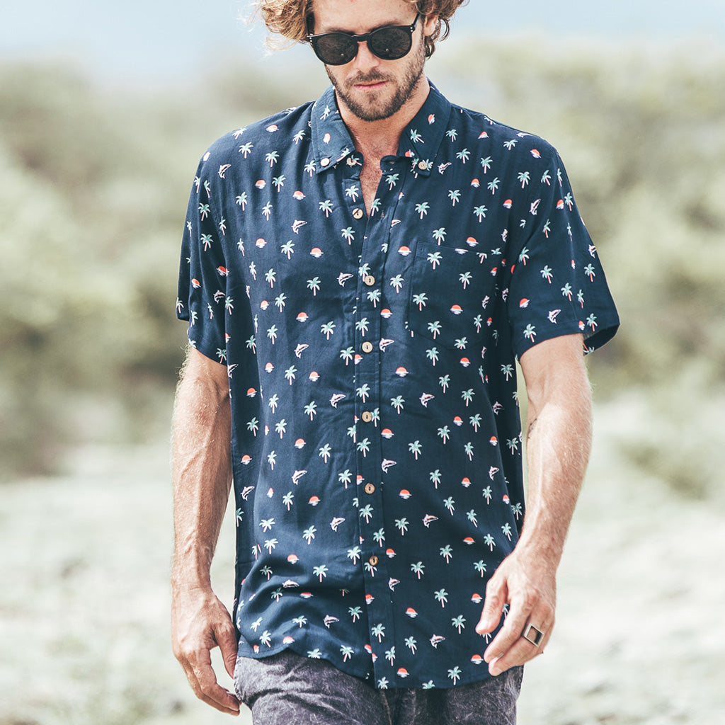 Cruz button up shirt Palm Beach 
