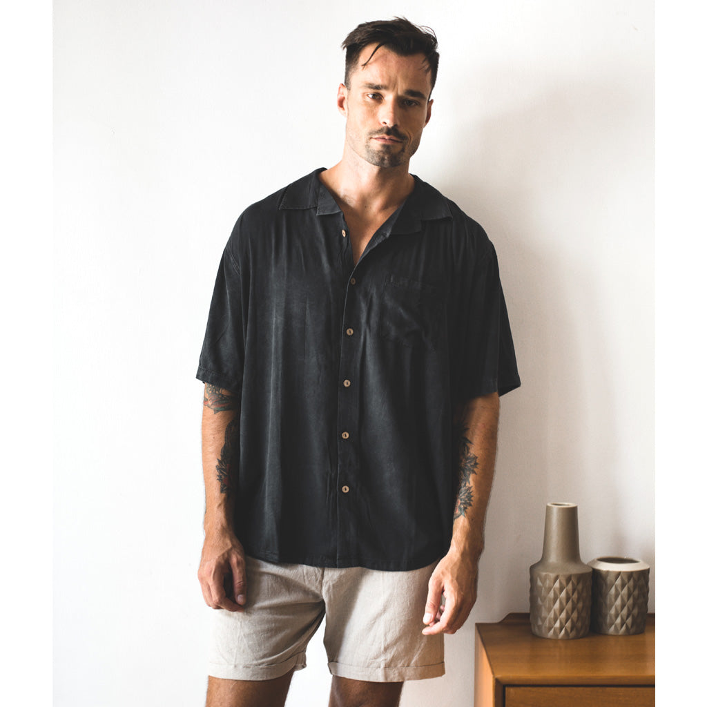 HAWAII SHIRT | black wash