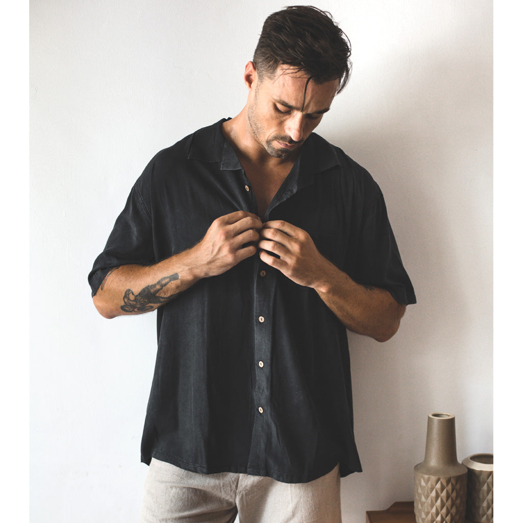 HAWAII SHIRT | black wash