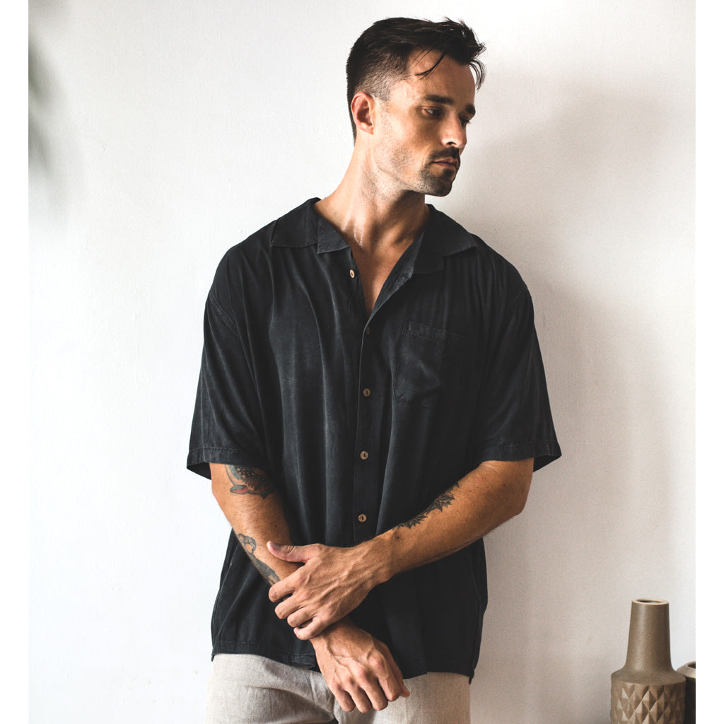 HAWAII SHIRT | black wash
