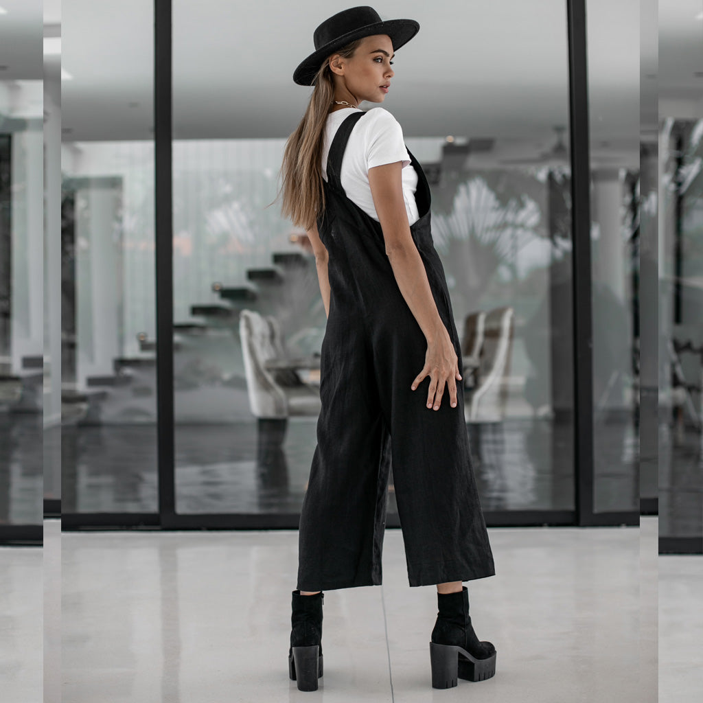 LONG JUMPSUIT | black