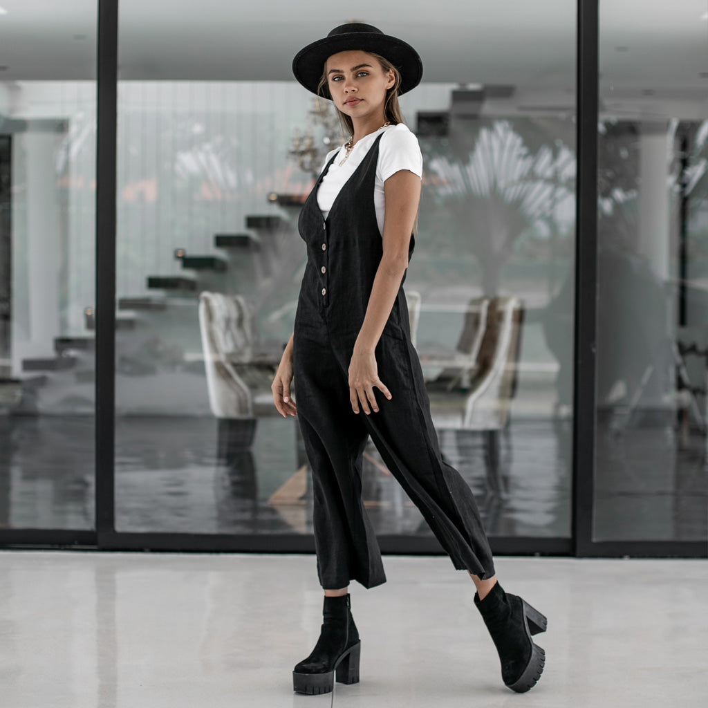 LONG JUMPSUIT | black