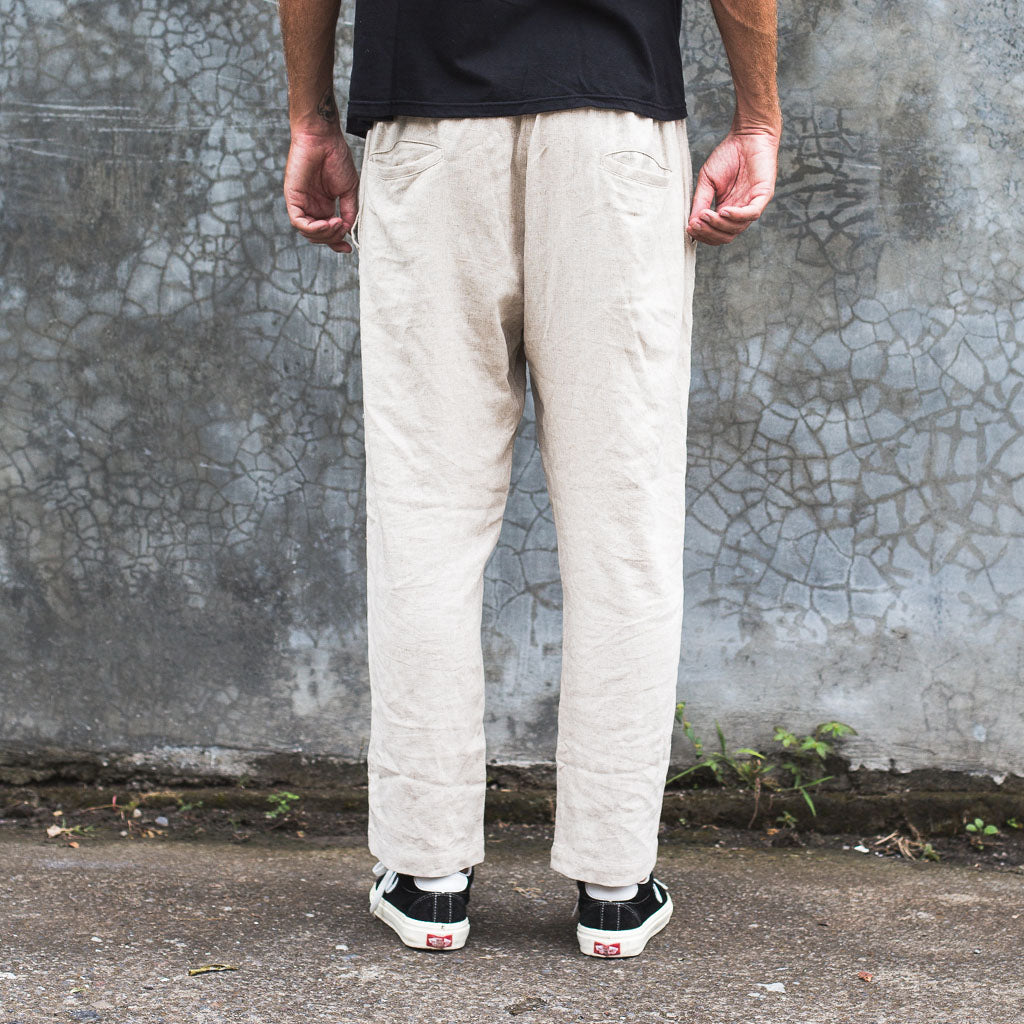 LINEN LONG PANTS | natural