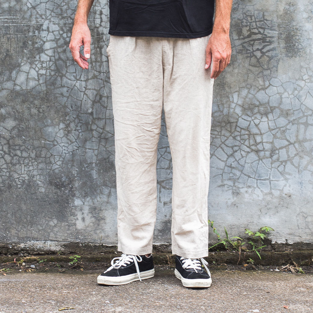 LINEN LONG PANTS | natural