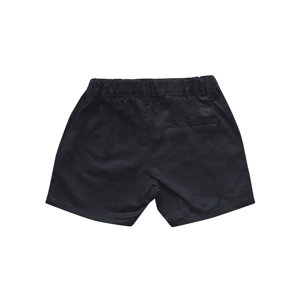 BOYS TWILL SHORTS | black