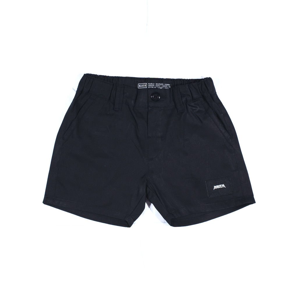 BOYS TWILL SHORTS | black