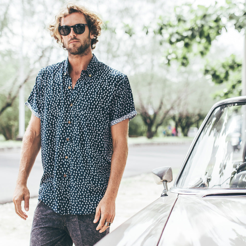 VACAY SHIRT | anchor navy